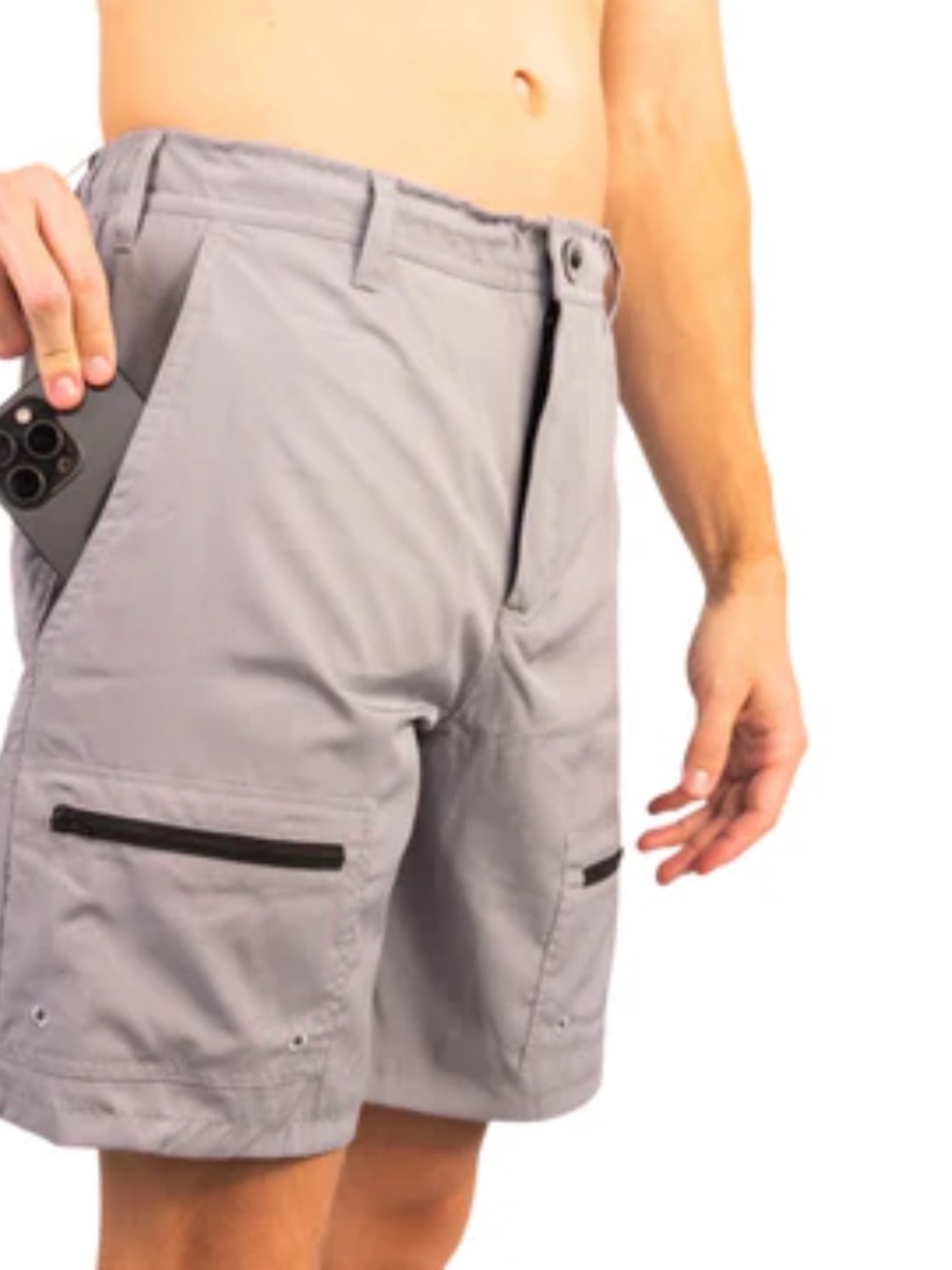 NWT DRY POCKET Angler - Waterproof Shorts With A Waterproof Pocket Size XL